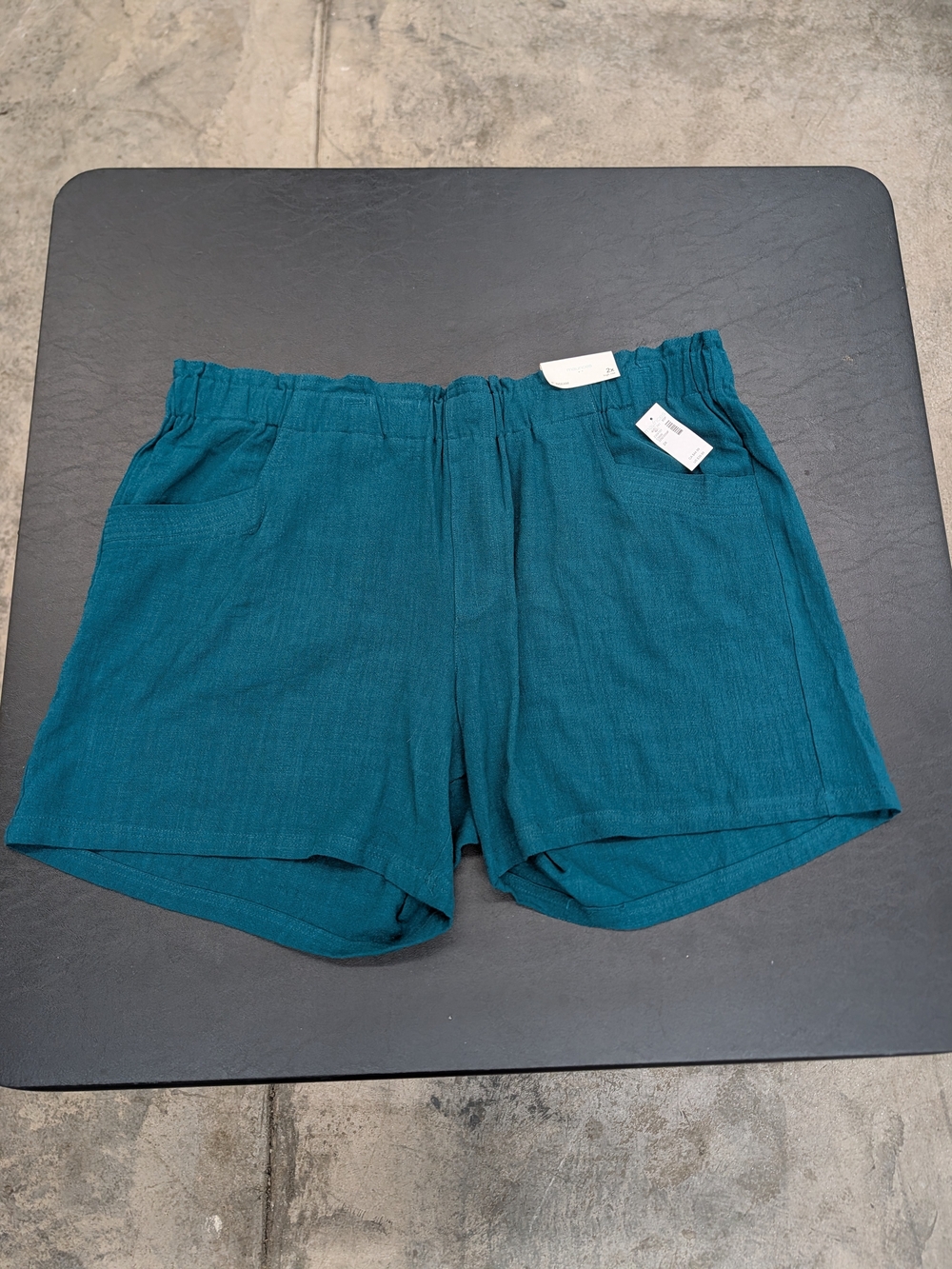 Maurices Teal Pull-On Casual Shorts